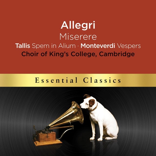 Allegri: Miserere/Tallis: Spem in Alium/Monteverdi: Vespers - 1