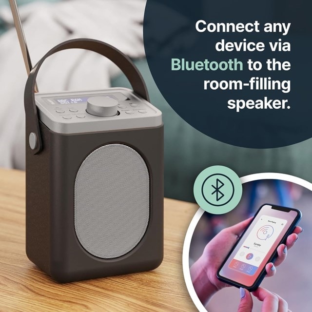 Majority Little Shelford Black/Grey DAB+/FM Portable Radio - 2