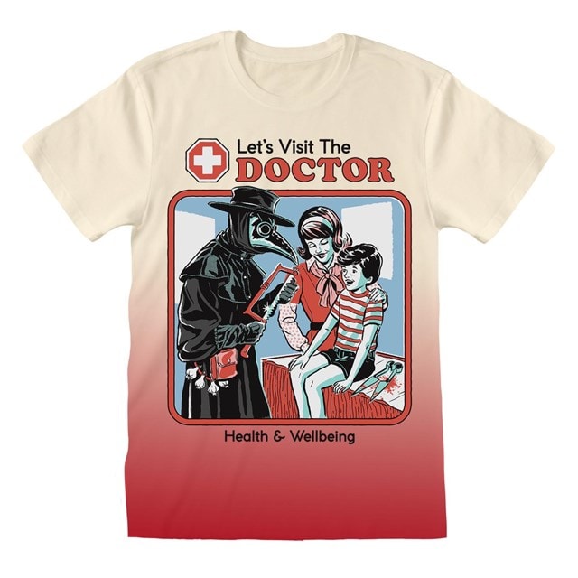 Let's Visit The Doctor Steven Rhodes Multi Coloured Tee (Small) - 1