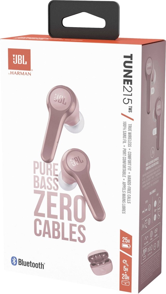 JBL Tune 215TWS Pink True Wireless Bluetooth Earphones - 9