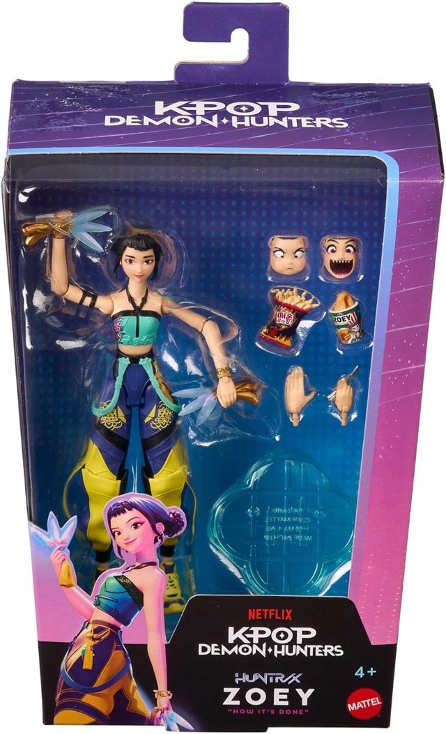 Huntrix Zoey K-Pop Demon Hunters Mattel Action Figure - 6