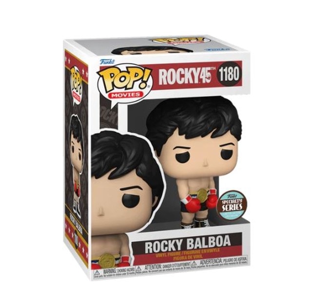 Rocky Balboa With Gold Belt 1180 Rocky 45th Anniversary Limited Edition Funko Pop Vinyl - 2