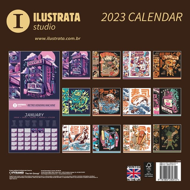 Ilustrata hmv Exclusive 2023 Square Calendar - 3
