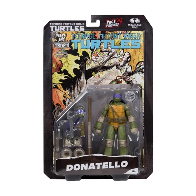 Donatello Teenage Mutant Ninja Turtles TMNT McFarlane Page Punchers Figurine With Comic - 5