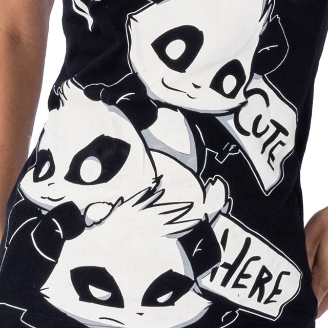 We Are All Cute Killer Panda Ladies Fit Tee (Small) - 4