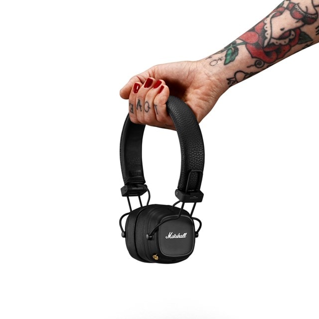 Marshall Major IV Black Bluetooth Headphones - 7