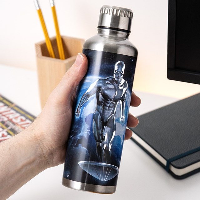 Silver Surfer Fantastic Four Metal Water Bottle - 2