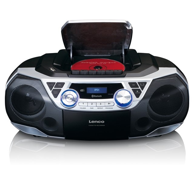 Lenco SCD-720SI Silver Bluetooth CD Player With Cassette & DAB+/FM Radio - 3
