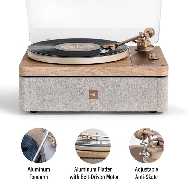 Crosley E100 Natural/Light Wood Turntable - 2