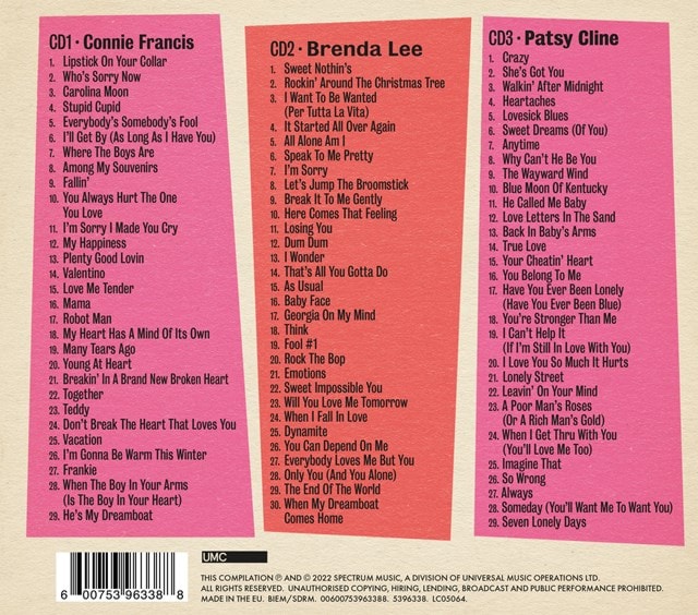 Dreamboats & Petticoats Presents...: Connie Francis, Brenda Lee & Patsy Cline - 2