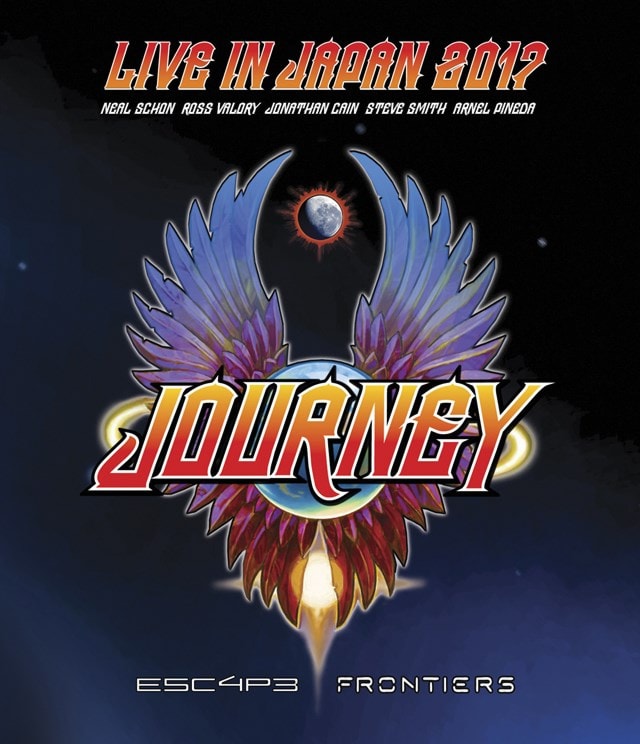 titel von journey escape and frontiers live in japan