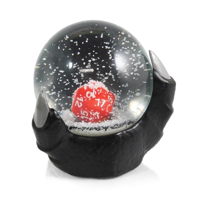 3D Dungeons And Dragons 20 Sided Dice Snow Globe - 1