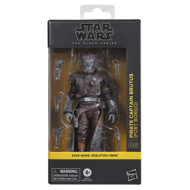 Pirate Captain Brutus Port Borgo Star Wars Skeleton Crew Black Series Hasbro Action Figure - 14