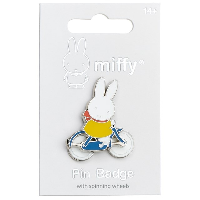 Miffy Spinning Wheels Bike Pin Badge - 2