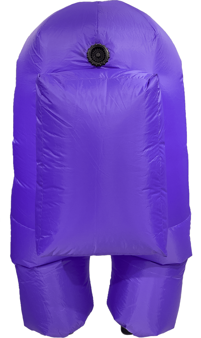 Among Us: Purple (Size 2 Kids) Official Inflatable Costume - 4