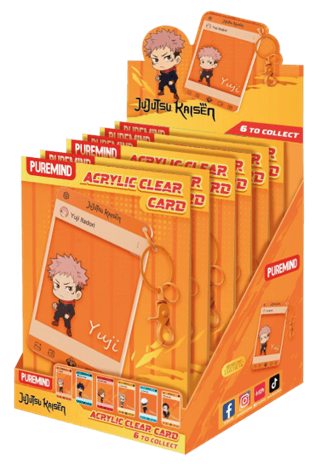 Acrylic Clear Card Jujutsu Kaisen Blind Box - 2