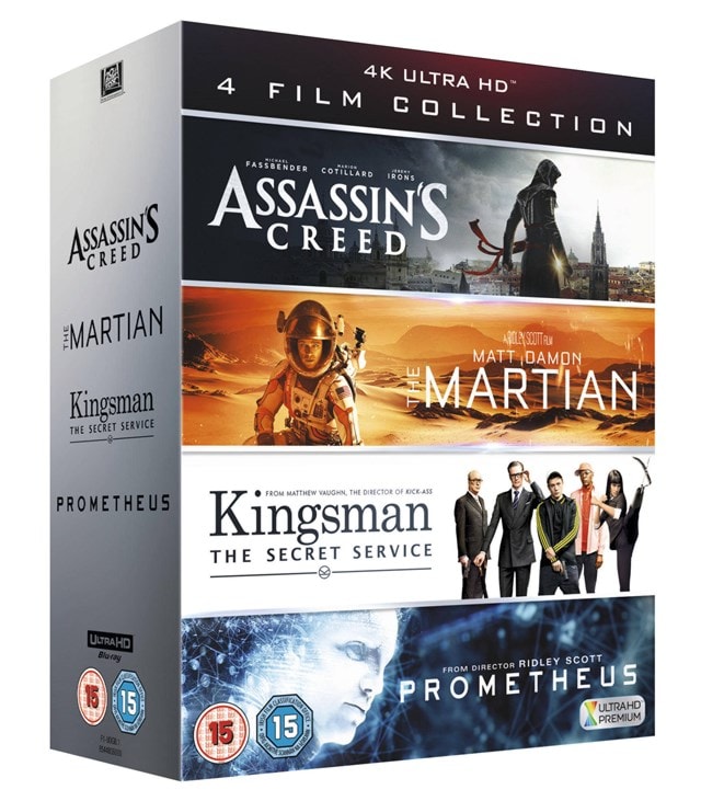 Assassin's Creed/The Martian/Kingsman/Prometheus - 2