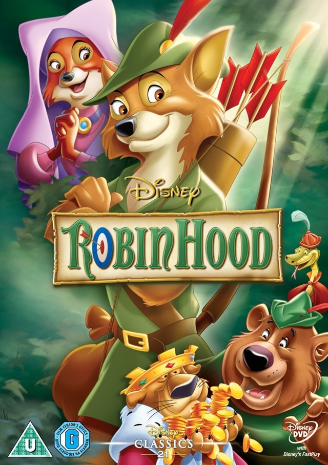 Robin Hood (Disney) | DVD | Free shipping over £20 | HMV Store