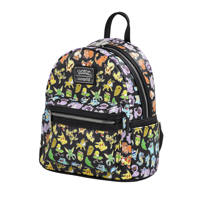 Multi Character All Over Print Pokemon Loungefly Mini Backpack - 2