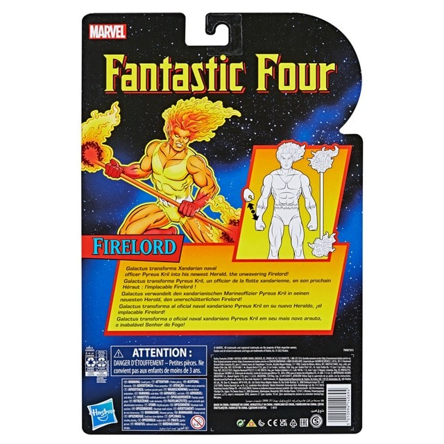 Firelord Fantastic Four Hasbro Marvel Legends Series Action Figure - 6