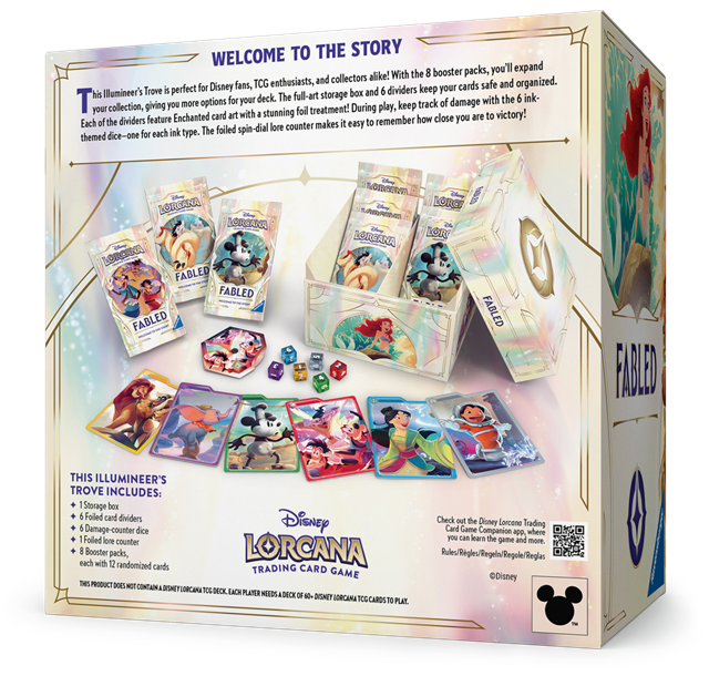 Illumineer's Trove Set Fabled Disney Lorcana Trading Cards - 3