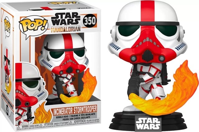 Incinerator Stormtrooper (350) Star Wars Mandalorian Pop Vinyl - 1