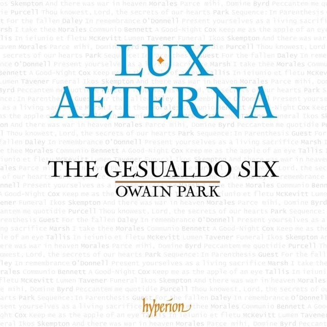 Owain Park/The Gesualdo Six: Lux Aeterna - 1