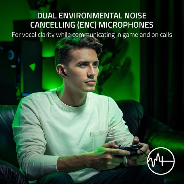 RAZER Hammerhead HyperSpeed Wireless Noise-Cancelling Gaming Earbuds - Xbox/Black - 4