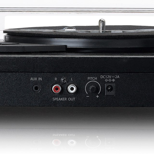 Lenco LS-101BK Black Belt Drive Turntable & Speakers - 6