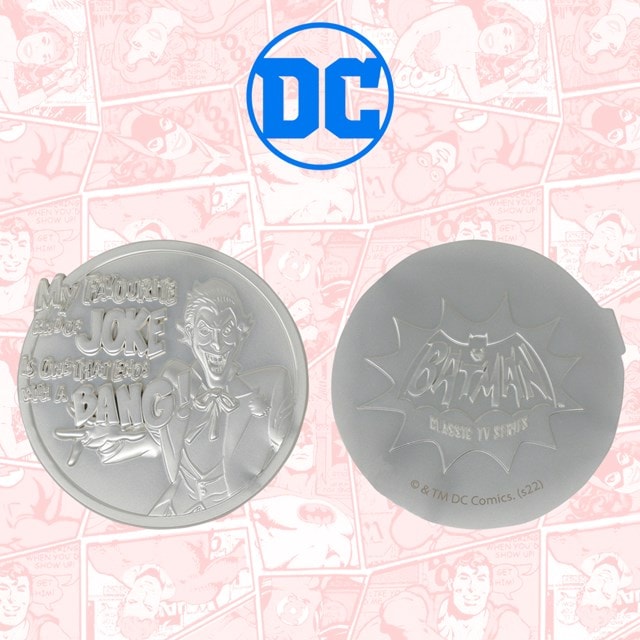 Joker DC Comics .999 Silver Plated Medallion - 1