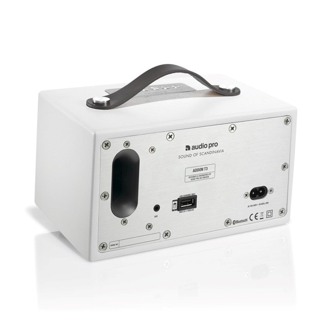 Audio Pro Addon T3+ White Bluetooth Speaker - 3