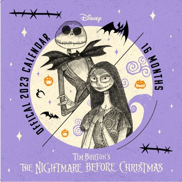 Nightmare Before Christmas hmv Exclusive 2023 Square Calendar - 1