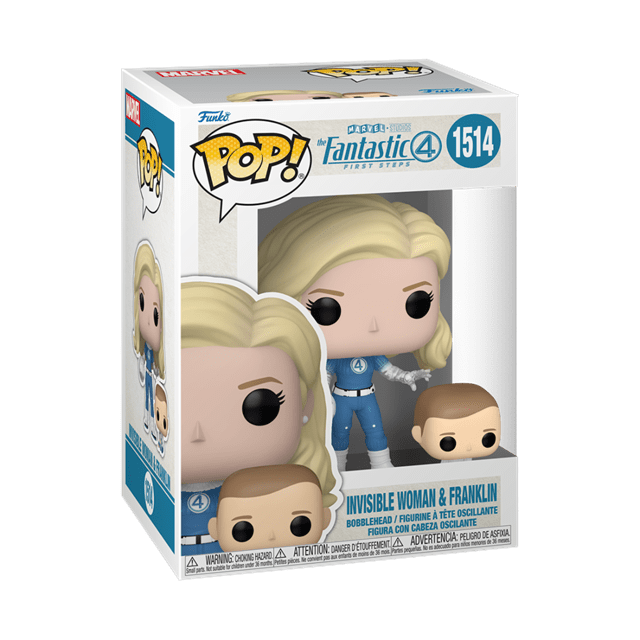 Invisible Woman & Franklin 1514 Fantastic Four First Steps Funko Pop Vinyl & Buddy - 2