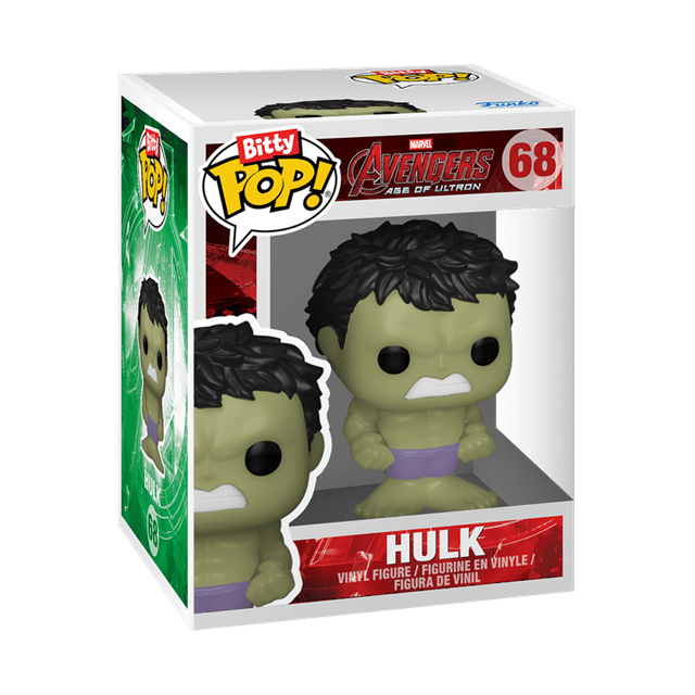Captain America & The Hulk Marvel Funko Pop Bitty 2 Pack - 3