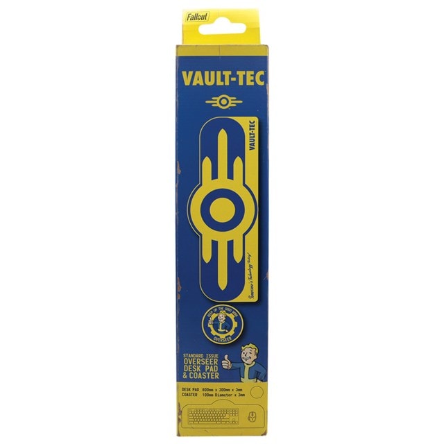Vault-Tec Fallout XL Desk Pad And Coaster Set - 5