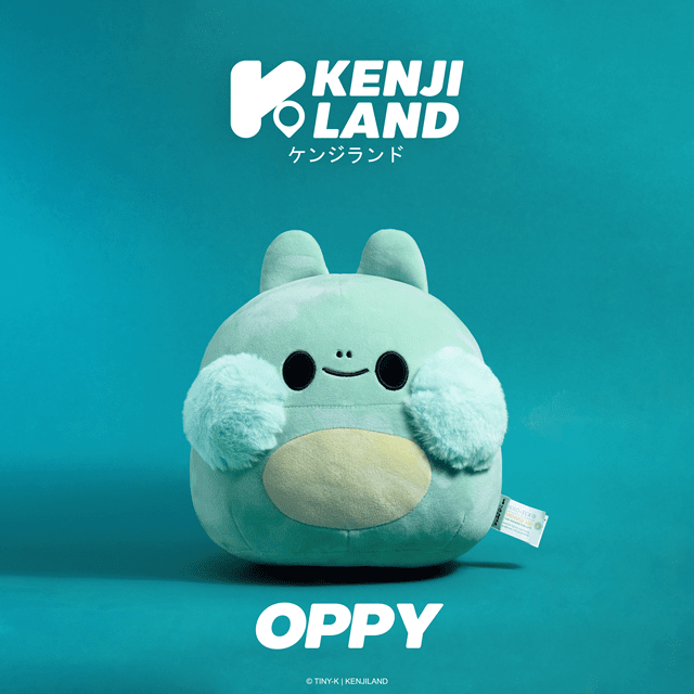 Kenji Yabu Tiny-K Oppy Frog Soft Toy - 1
