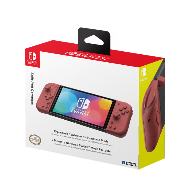 Hori Nintendo Switch Split Pad Compact - Apricot Red - 5