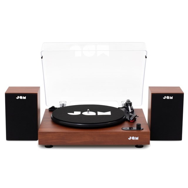 Jam Sound System Cherry Wood Turntable & Speakers (hmv exclusive) - 3