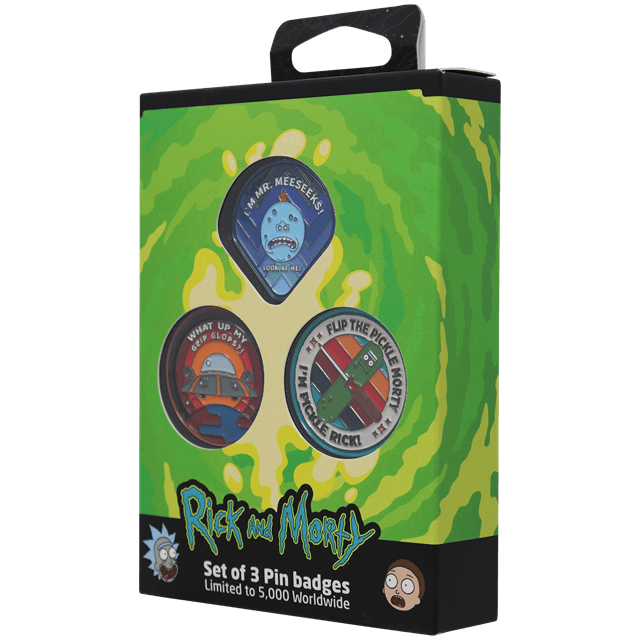 Rick and Morty Limited Edition Pin Set - 3