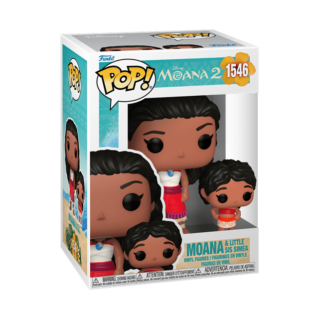 Moana And Little Sis Simea 1546 Moana 2 Funko Pop Vinyl & Buddy - 2