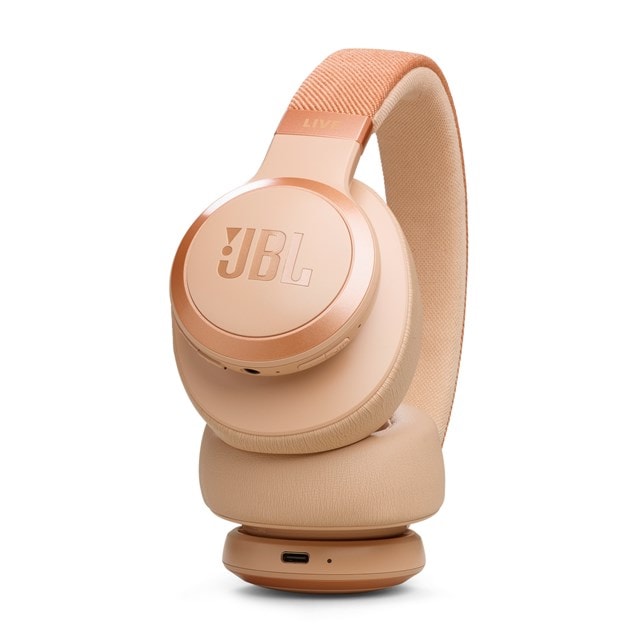 JBL Live 770NC Sandstone Active Noise Cancelling Bluetooth Headphones - 6