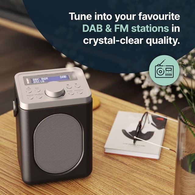 Majority Little Shelford Black/Grey DAB+/FM Portable Radio - 4