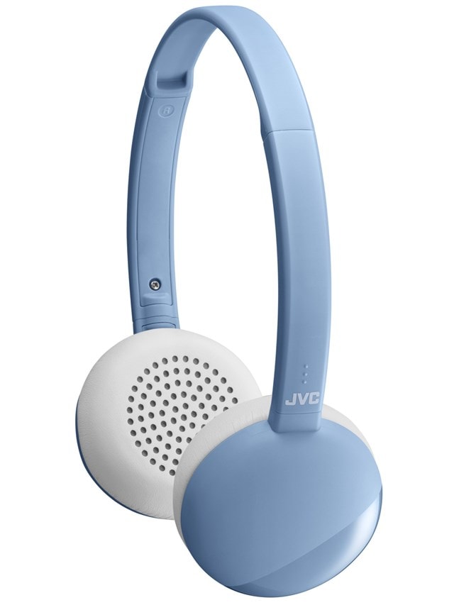 JVC Flats HA-S22W Blue Bluetooth Headphones - 5