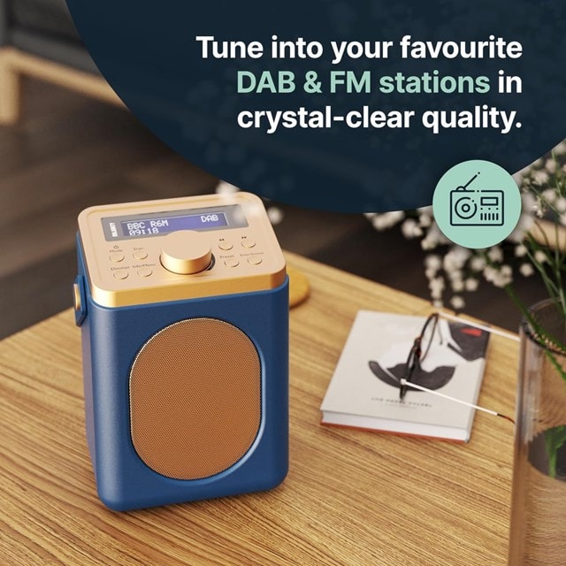 Majority Little Shelford Midnight Blue DAB+/FM Portable Radio - 4