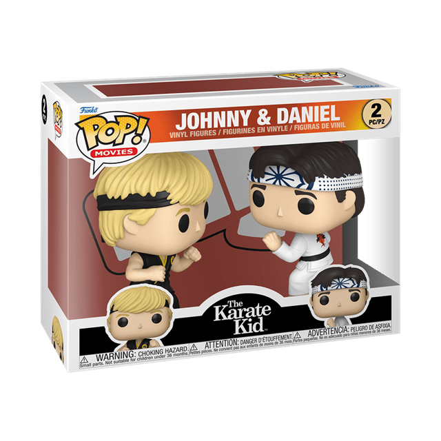 Johnny & Daniel The Karate Kid Funko Pop Vinyl 2 Pack - 2