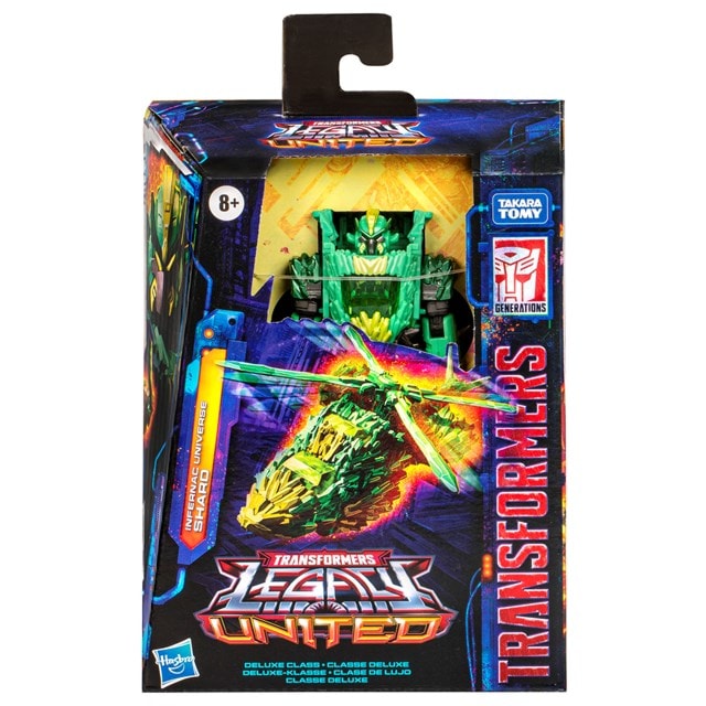 Transformers Legacy United Deluxe Class Infernac Universe Shard Converting Action Figure - 13
