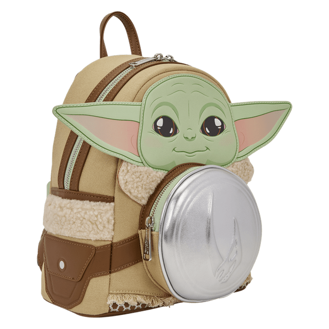 Grogu & Anzellan Star Wars Mandalorian Loungefly Mini Backpack - 2