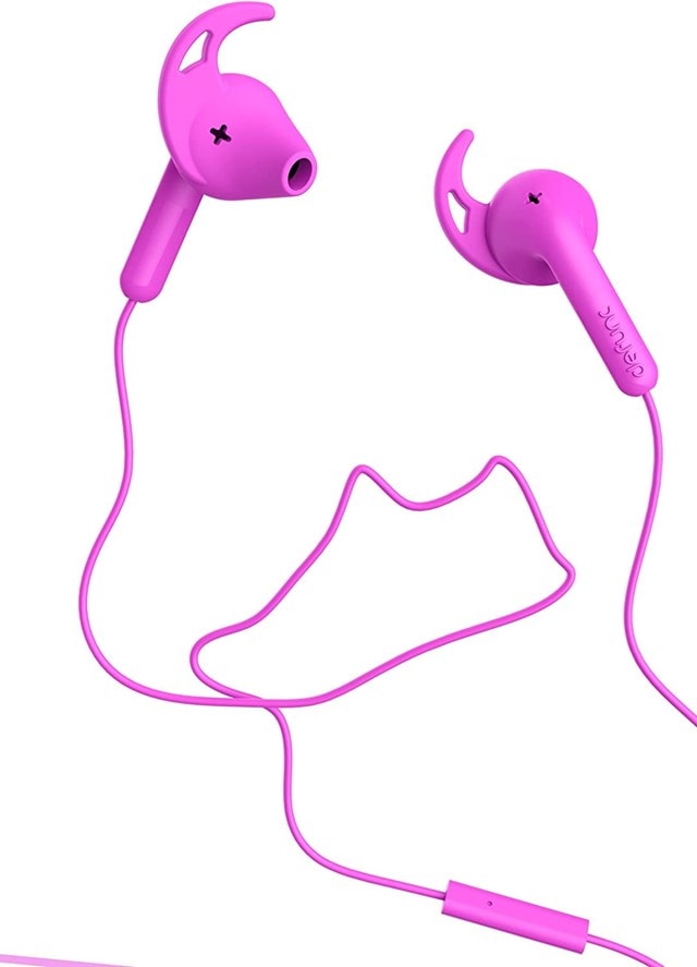 Defunc Earbud Go Sport Pink Earphones W/Mic - 1