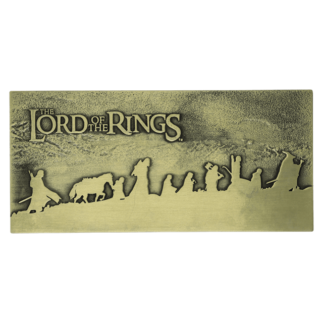 Lord Of The Rings Limited Edition The Fellowship Plaque Collectible - 2