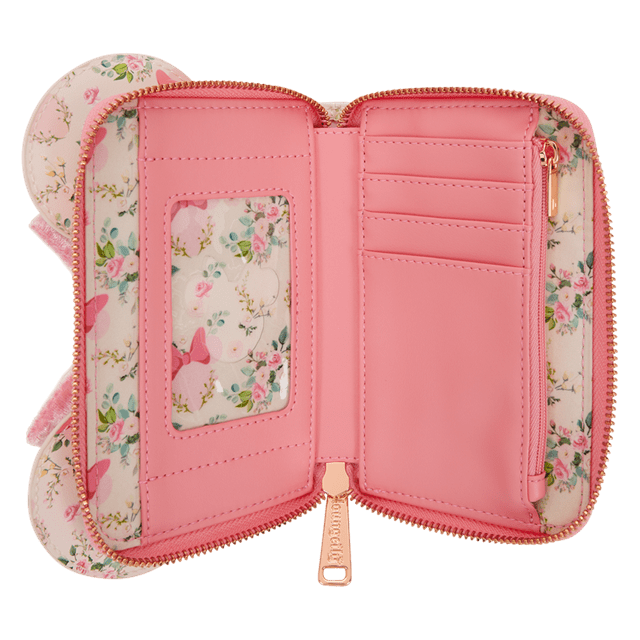 Minnie Mouse Floral Loungefly Zip Around Wallet - 3